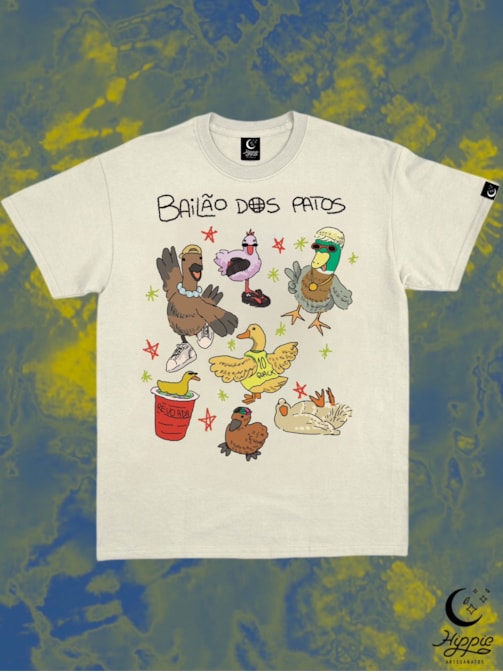 Camiseta Bailão dos Patos - Off-White