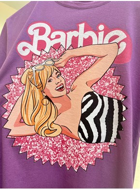 Camiseta Barbie - Lilás Lavanda