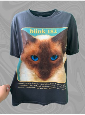 Camiseta Blink 182 - Chumbo