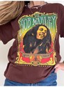 Camiseta Bob Marley - Marrom
