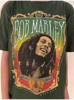 Camiseta Bob Marley - Verde