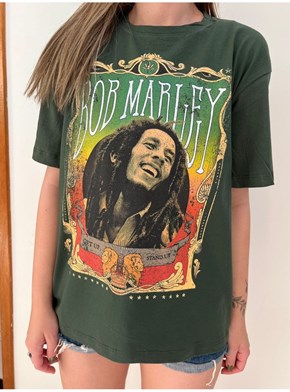 Camiseta Bob Marley - Verde