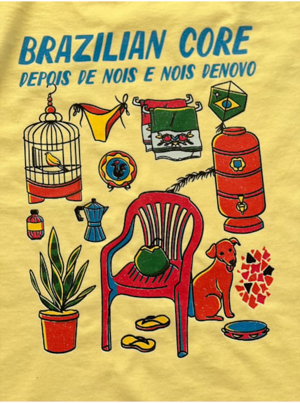 Camiseta Brazilian Core - Amarela Clara