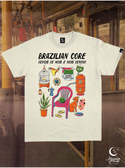 Camiseta Brazilian Core - Off-White