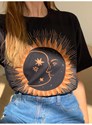 Camiseta Brilho Lunar - Preta