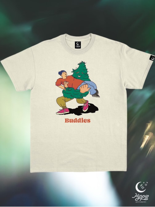 Camiseta Buddies - Off-White