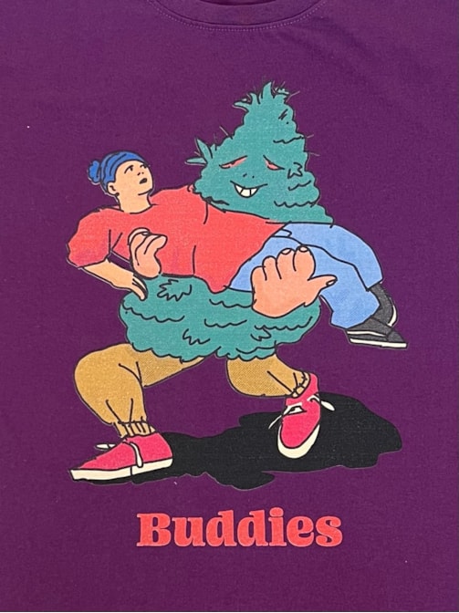 Camiseta Buddies - Roxa