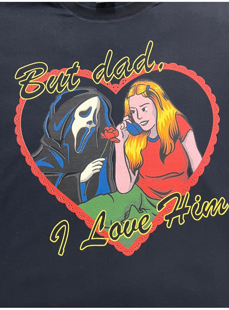 Camiseta But Dad, I Love Him - Preta — imagem 2