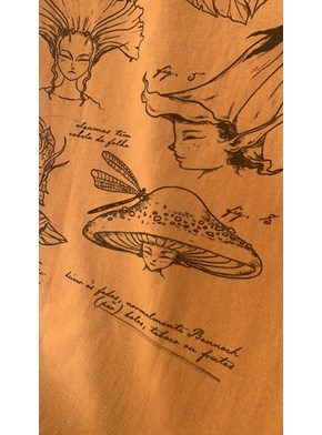 Camiseta Caderno de Fadas - Caramelo