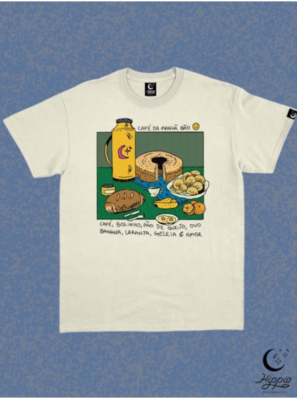 Camiseta Café da Manhã Brasileiro - Off-White