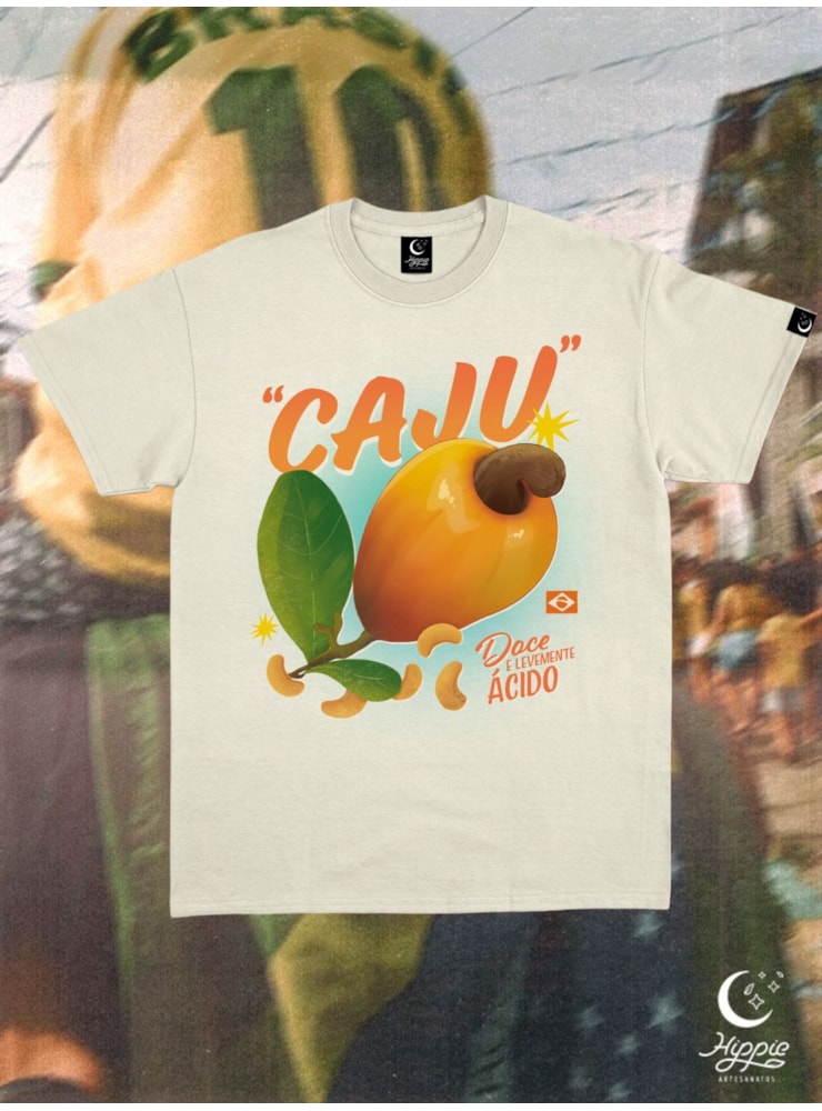 Camiseta Caju - Off-White — imagem 1