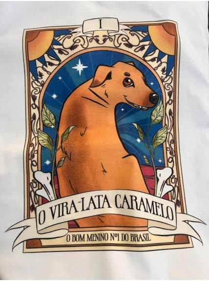 Camiseta Caramelo Tarot - Off-White