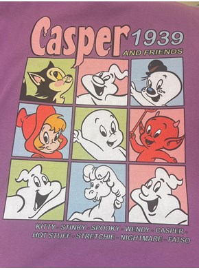 Camiseta Casper 1939 - Lilás Lavanda