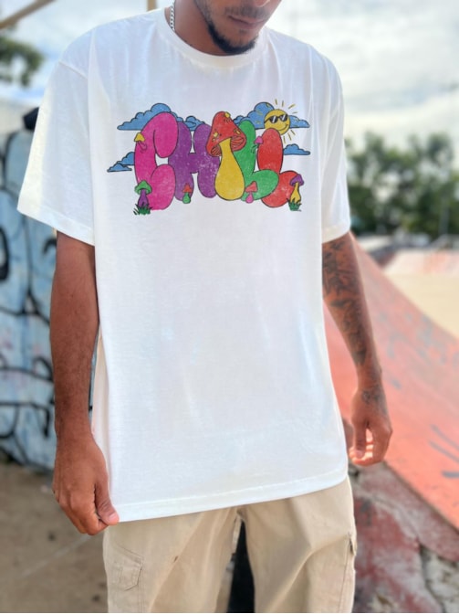 Camiseta Chill - Off-White