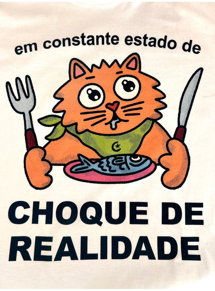 Camiseta Choque de Realidade - Off-White — imagem 2