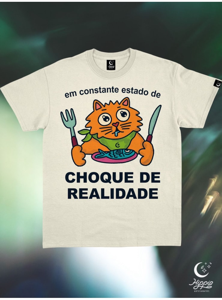Camiseta Choque de Realidade - Off-White — imagem 1