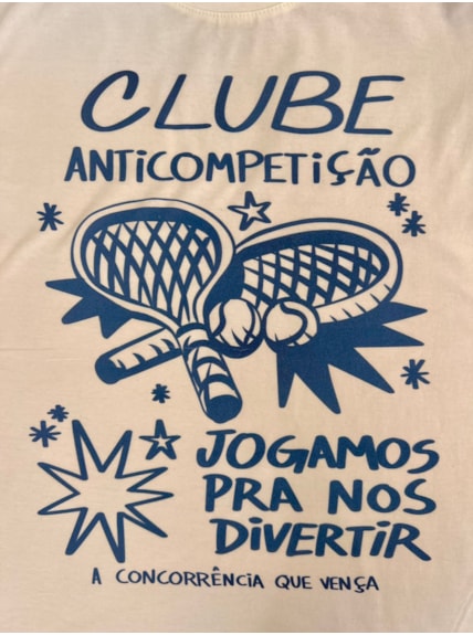 Camiseta Clube Anticompetição - Off-White