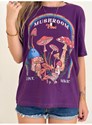 Camiseta Cogumelos Fest - Roxa