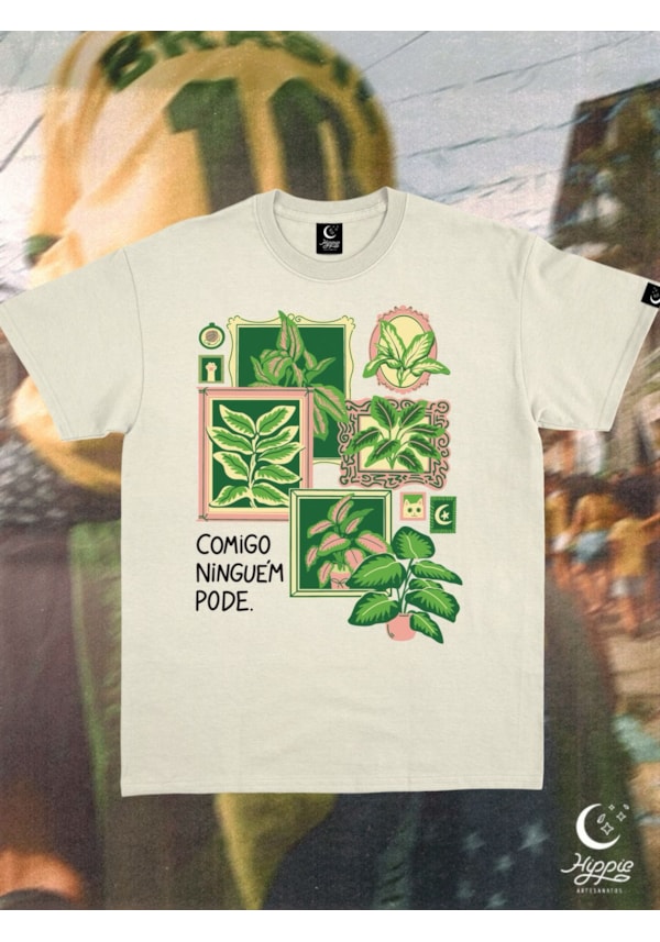 Camiseta Comigo-Ninguém-Pode - Off-White