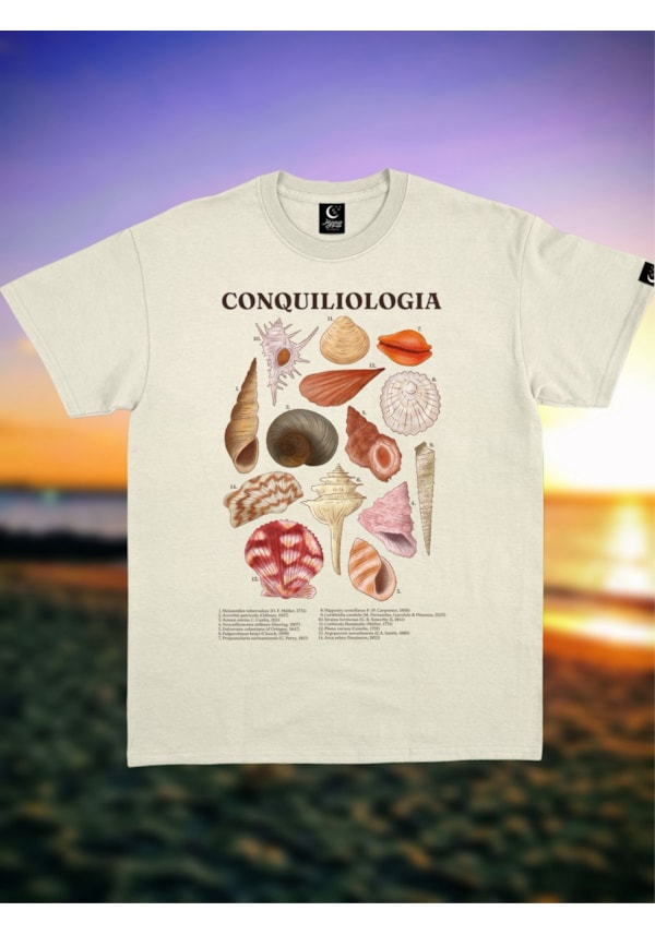 Camiseta Conchas - Off-White