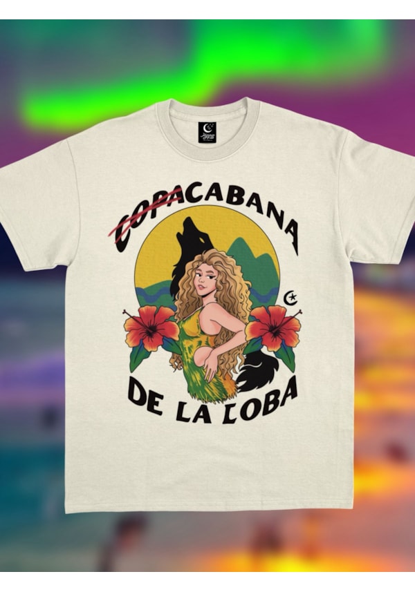 Camiseta Copacabana De La Loba - Off-White