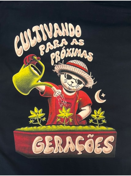 Camiseta Cultivando para as Próximas Gerações - Preta