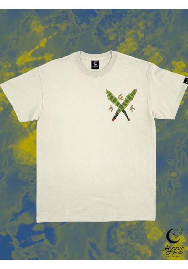 Camiseta de São Jorge - Off-White - Frente e Verso