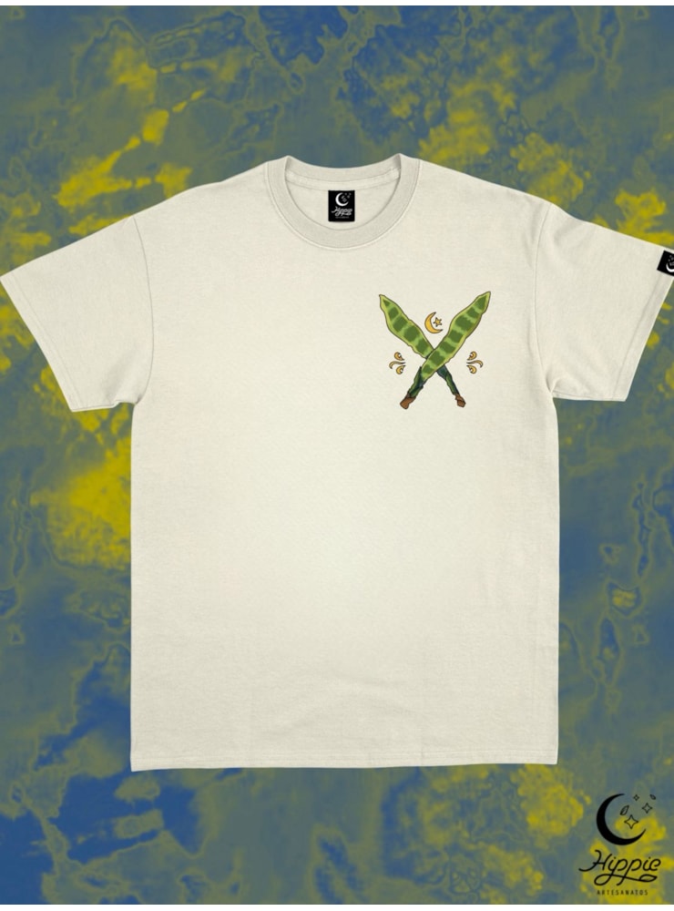 Camiseta de São Jorge - Off-White - Frente e Verso — imagem 2