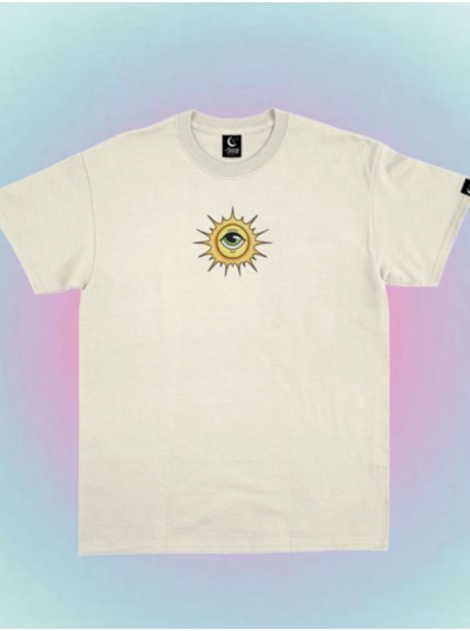 Camiseta Decisões são Portais - Off-White- Frente e Verso