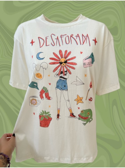 Camiseta Desaforada - Off-White