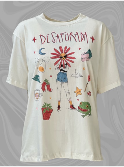 Camiseta Desaforada - Off-White
