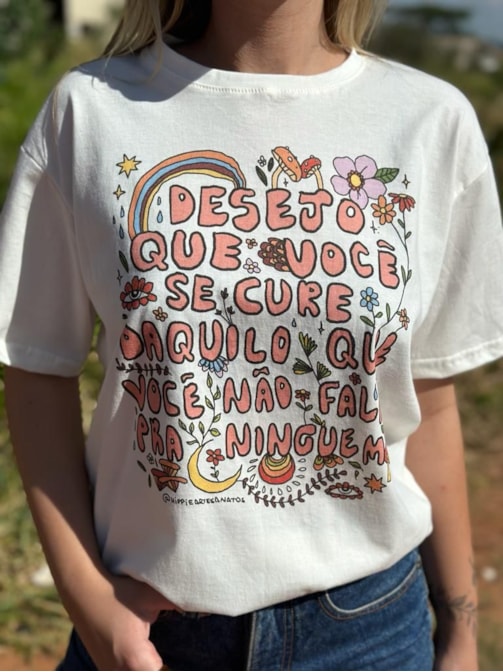 Camiseta Desejo - Off-White