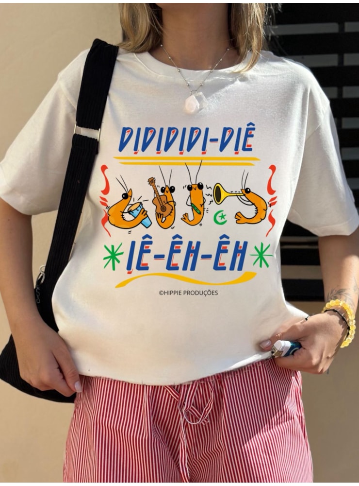 Camiseta Didididi-diê - Off-White — imagem 1
