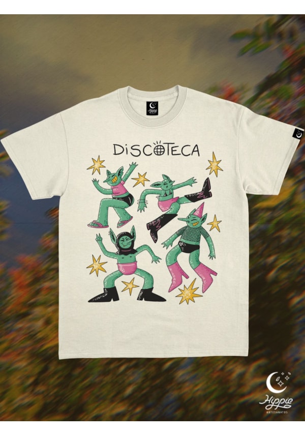 Camiseta Discoteca dos Goblins - Off-White