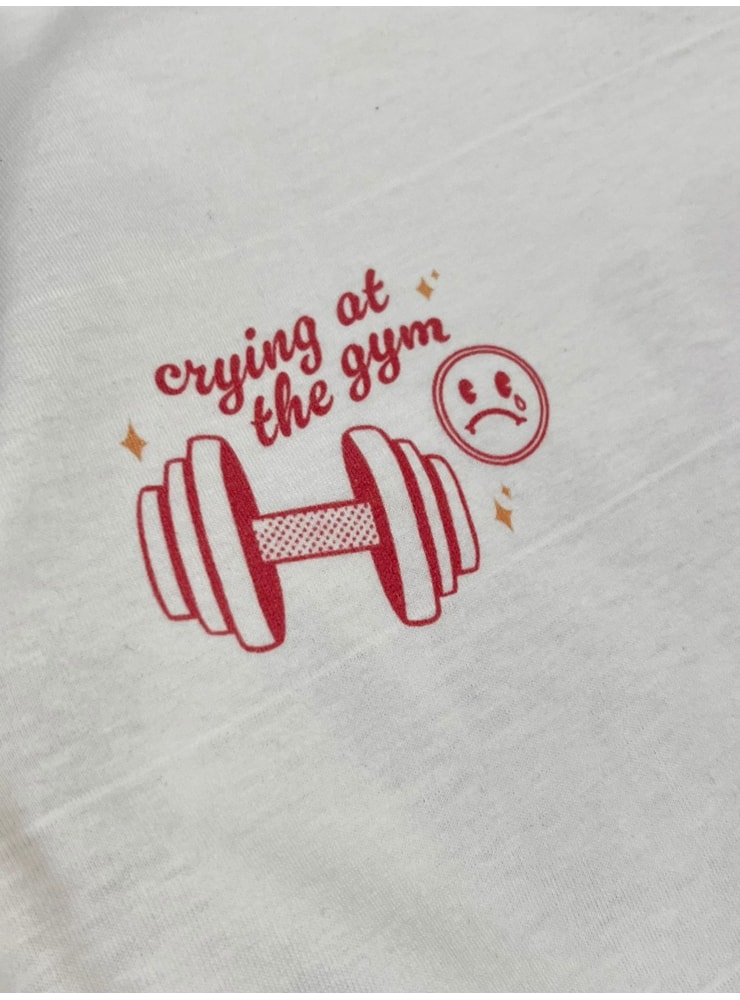Camiseta Down Bad - Off-White - Frente e Verso — imagem 4
