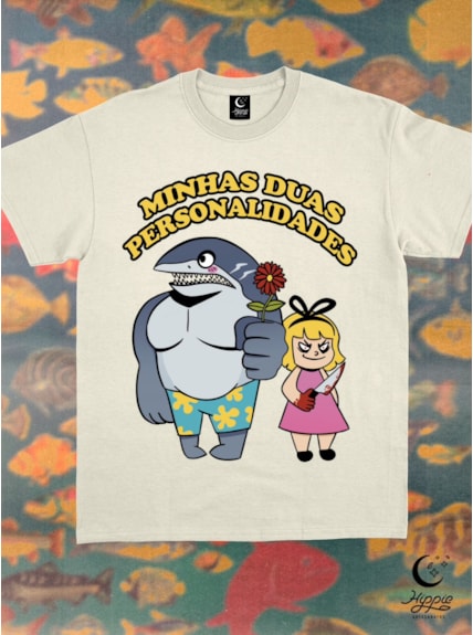 Camiseta Duas Personalidades - Off-White