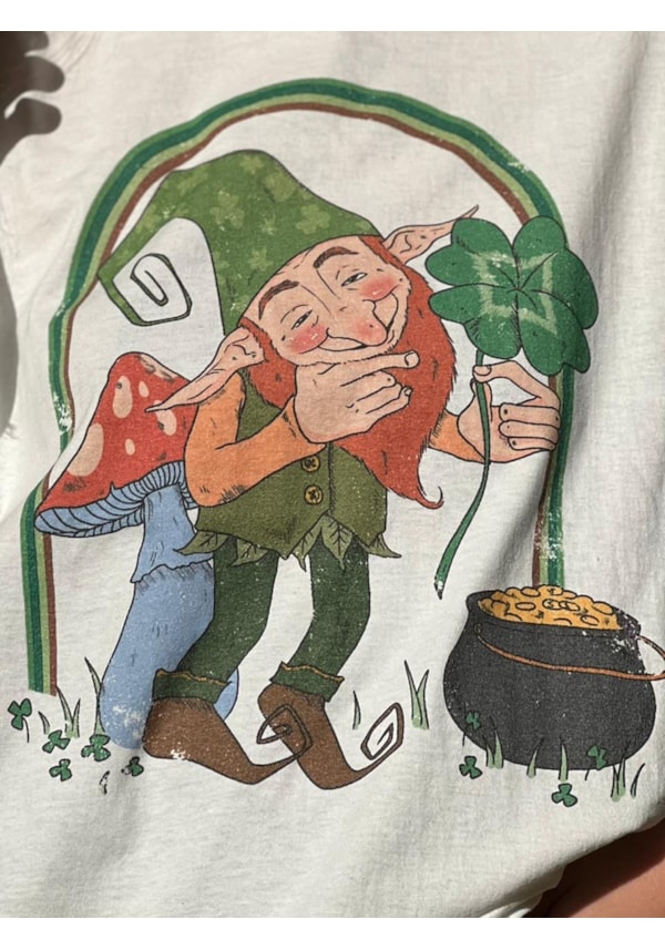Camiseta Duende Da Sorte - Off-White