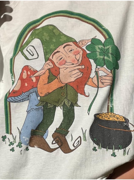 Camiseta Duende Da Sorte - Off-White