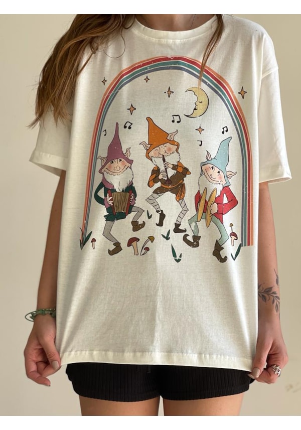 Camiseta Duendes Fest - Off-White