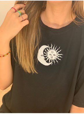 Camiseta Eclipse - Preta - Frente e Verso