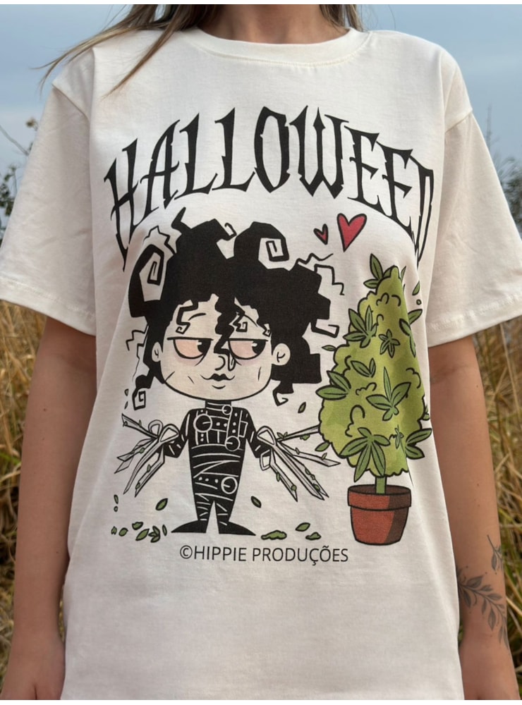 Camiseta Edward Halloweed - Off-White — imagem 1