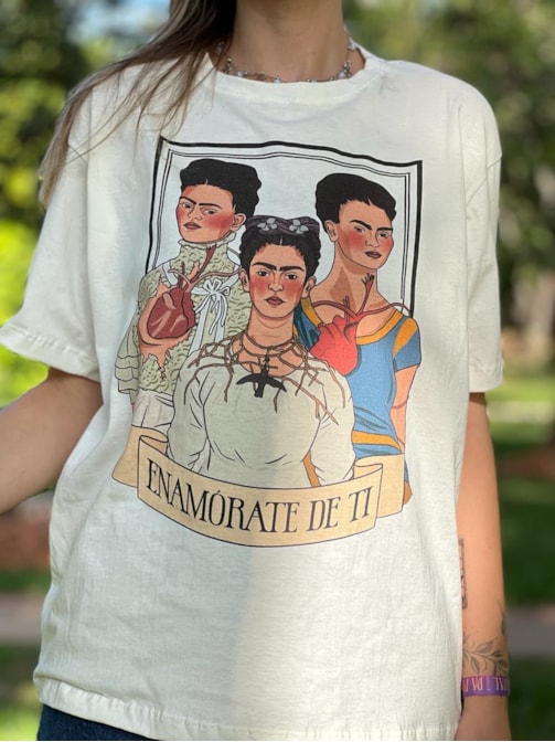 Camiseta Enamórate de Ti - Off-White