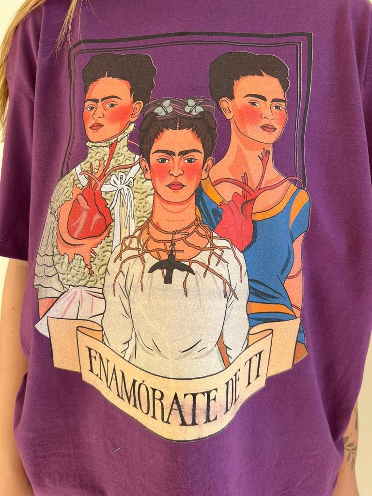 Camiseta Enamórate de Ti - Roxa — imagem 2