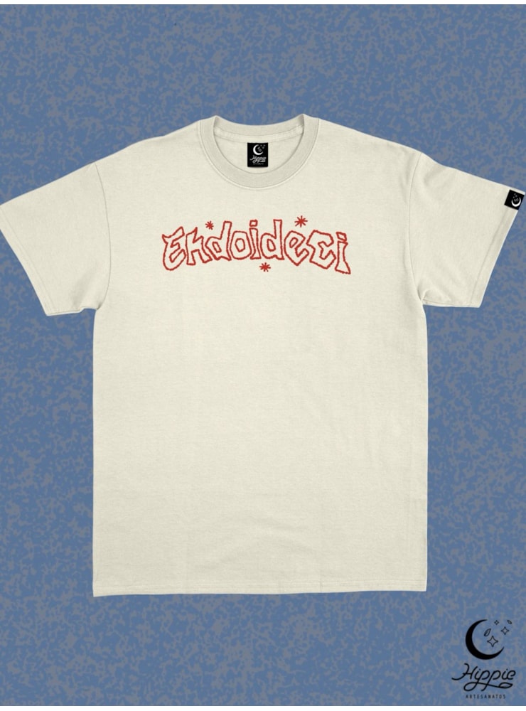 Camiseta Endoideci - Off-White - Frente e Verso — imagem 2