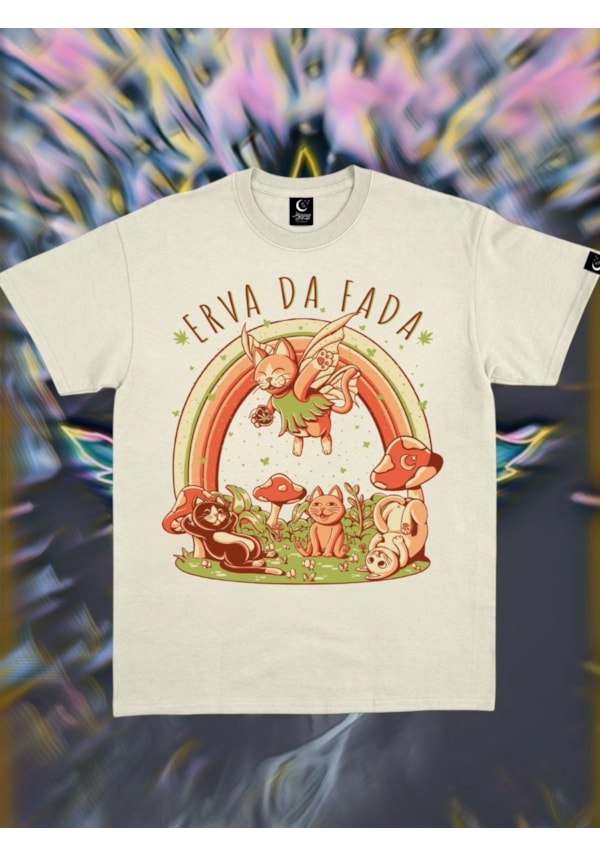 Camiseta Erva de Fada - Off-White