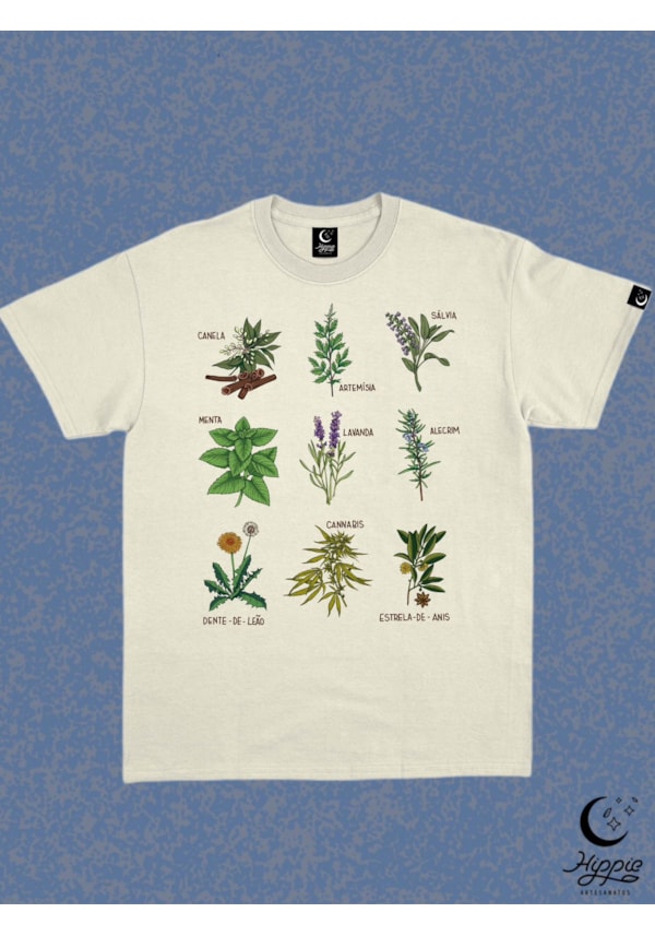 Camiseta Ervas de Bruxa - Off-White