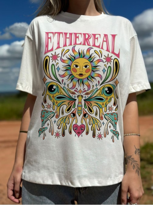 Camiseta Ethereal - Off-White