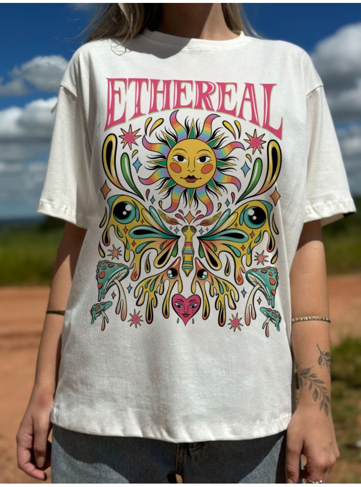 Camiseta Ethereal - Off-White — imagem 1