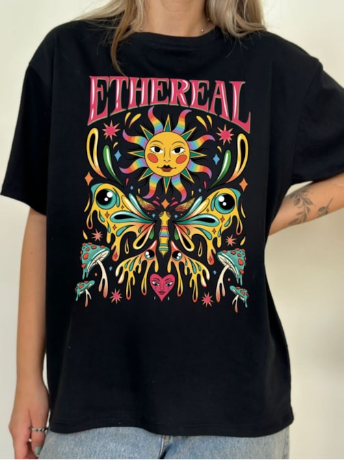 Camiseta Ethereal - Preta