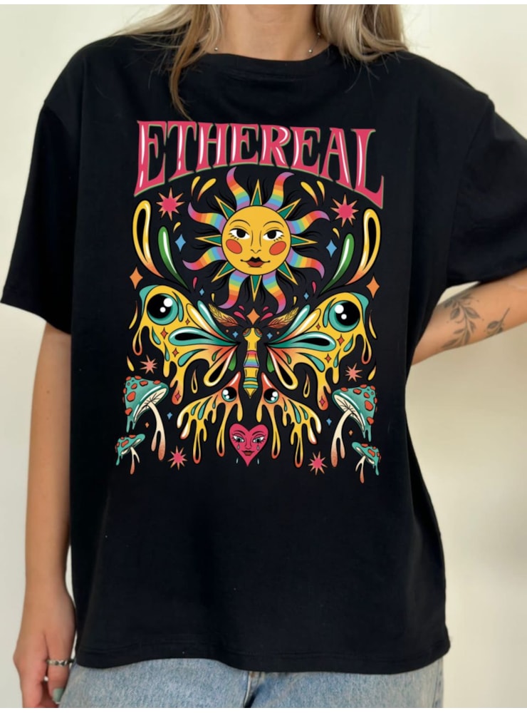 Camiseta Ethereal - Preta — imagem 1